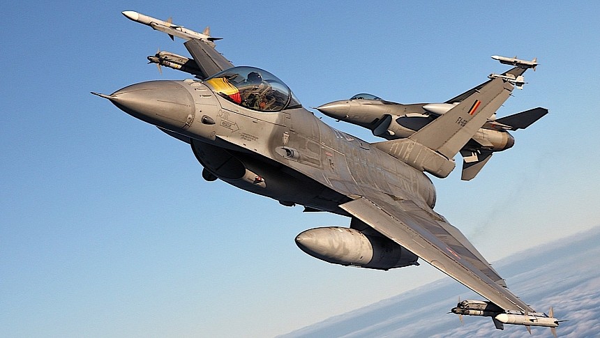 Romanian Air Force F-16 Fighting Falcons