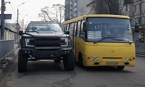 Ukrainians Turn Ford F-150 Into a Portal-Axle Bully, It Looks Ferocious