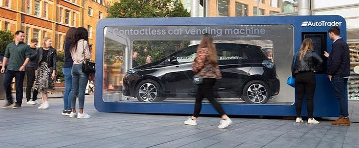 UK's first contactless car vending machine offers a cheaper Renault Zoe