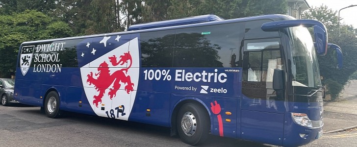 The Dwight School London launched the first all-electric school bus service powered by Zeelo