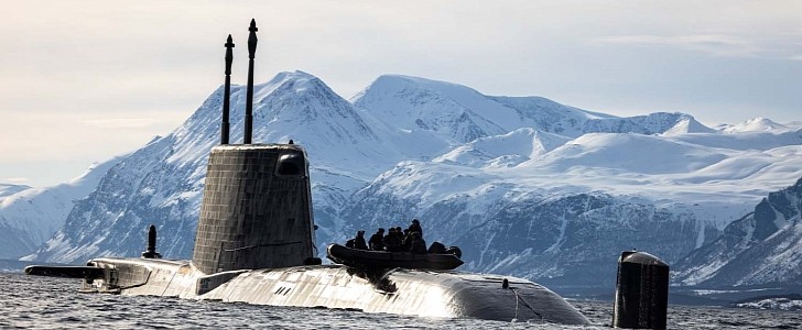 An Astute-class nuclear hunter-killer was at the center of an Arctic training