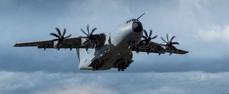 RAF's Atlas is a powerful cargo aircraft that can reach remote military air bases.