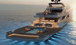 Uldas Unveils 197 Ft Luxury Motor Yacht That Features Three Pools and a Helipad