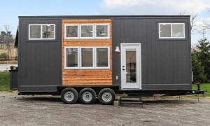 Ulla-Carin Is a Gorgeous Custom Tiny House, Has Two Lofts and a Downstairs Bedroom