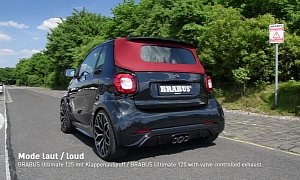 Ultimate 125 based on smart fortwo Proves Brabus Can Make a 0.9L Sound Good