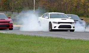Ultimate Burnout - Dodge Charger SRT Hellcat Celebrates the 4th of July in October