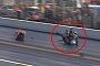 Ultra-Lucky Drag Bike Racer Crashes in Big Style