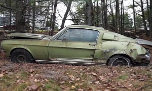 Ultra-Rare 1968 Shelby GT500KR 428 Cobra Jet Sat for 25 Years in a Field, Gets Rescued
