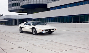 Ultra Rare 1978 BMW M1 Display Sponsored by Oracle Finance at Salon Prive