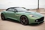 Ultra Rare 2018 Aston Martin Vanquish Zagato Volante up for Grabs in Iridescent Emerald