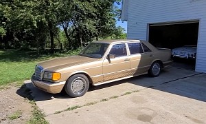 Ultra-Rare Mercedes-Benz 500 SEL AMG Comes Out of Storage After 27 Years, V8 Fires Up