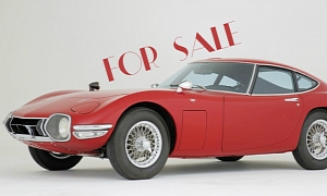 Ultra Rare Red Toyota 2000GT Up for Auction