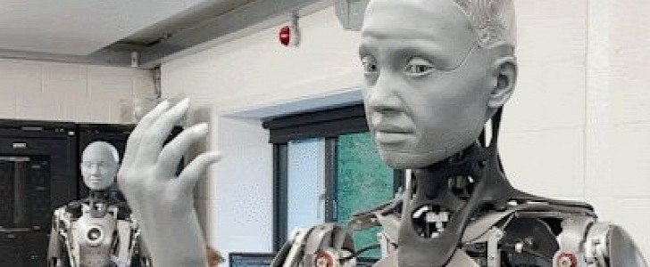 Ameca is considered the most advanced human-shaped interacting robot