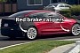 Ultra Red Tesla Model 3 Highland Performance Spotted With Red Brake Calipers
