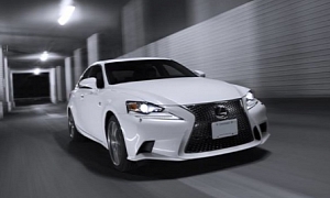 Ultra White Lexus IS 350 F Sport Shows Off