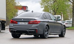 Ultra-Wide BMW M5 Mule Could be the First Ever Four-Door CSL