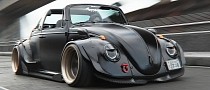 Ultra-Widebody RWB Volkswagen Beetle “Targa” Is a Menacingly Enticing Dream