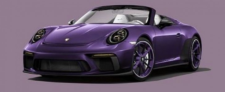 Ultraviolet 2019 Porsche 911 Speedster