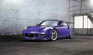 Ultraviolet Blue Porsche 911 GT3 RS with Techart Carbon Package Is Tech Candy