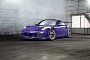 Ultraviolet Blue Porsche 911 GT3 RS with Techart Carbon Package Is Tech Candy