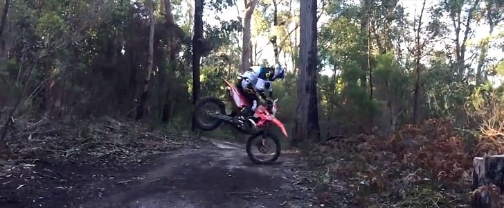 Dirt bike trick
