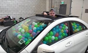 Unbox Therapy Wants You to Guess How Many Balls Are in this Mercedes