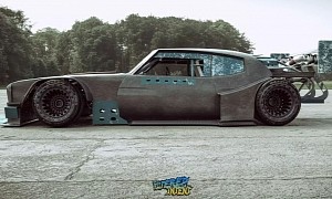 Unbridled Chevy Chevelle Showcases Digitally Tubed Rear and Pair of Wing Turbos