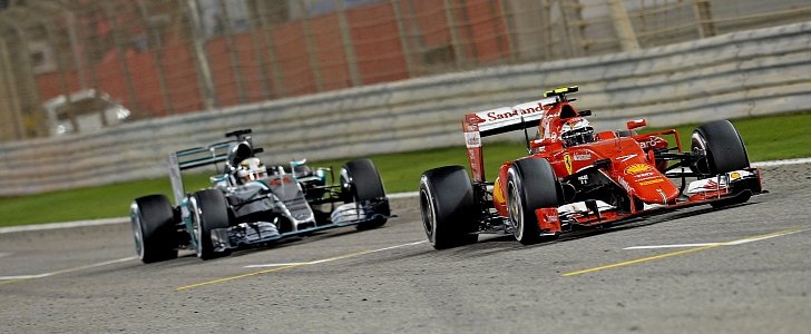 Ferrari and Mercedes AMG Petronas