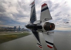 Underbelly Shot of Thunderbirds F-16 Makes You Question Reality