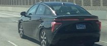 Undisguised Toyota FCV Spotted Testing in California