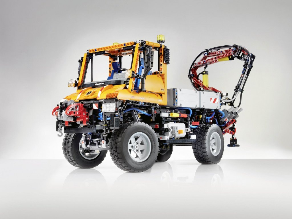 The LEGO Unimog model is built at a 1:12,5 scale and will be available from August