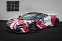 Union Jack Flag McLaren 720S Wrap Looks All so British