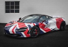 Union Jack Flag McLaren 720S Wrap Looks All so British