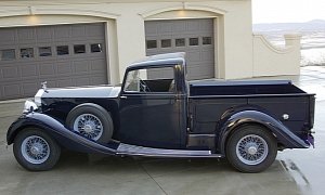 Rolls-Royce Pickup Truck is the Classiest Way to Haul a Haystack