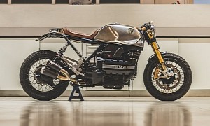 Unique BMW K 100 RS Exchanges Classic Touring Overalls for Sharp Cafe Racer Contours