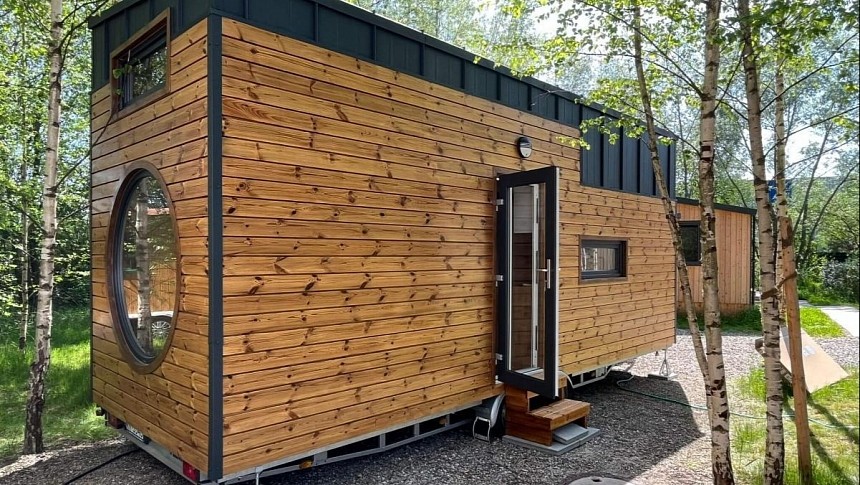 The Dufour tiny house is spacious, elegant, and practical