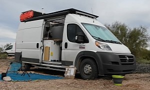 Unique DIY Camper Van Boasts a Potent Tesla Model X Power System and a Murphy Bed