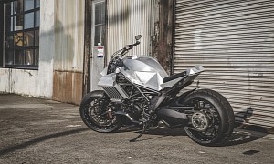 Unique Ducati Diavel With Full-Alloy Bodywork Gives Us the Chills