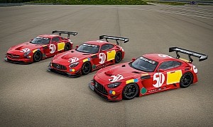 Unique, Ready-to-Race Mercedes-AMG GT3s Revealed Ahead of 24 Hours of Spa