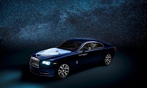 Unique Rolls-Royce Wraith Features a Middle East View From Space on the Hood