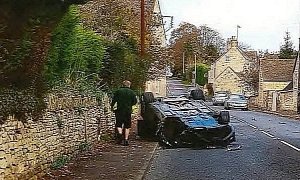 Unlicensed Brat Steals Dad’s Rented Aston Martin Rapide, Crashes it, Flees