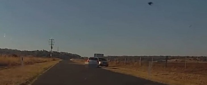 Stolen VW Polo driven by unlicensed driver tries to ram into incoming cars