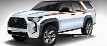 Unofficial 2024 Toyota 4Runner Hybrid Is a Smaller Sequoia With Crown’s Heart