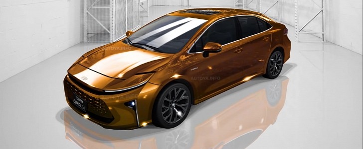 2024 Toyota Corolla Refresh Colors rendering by AutoYa