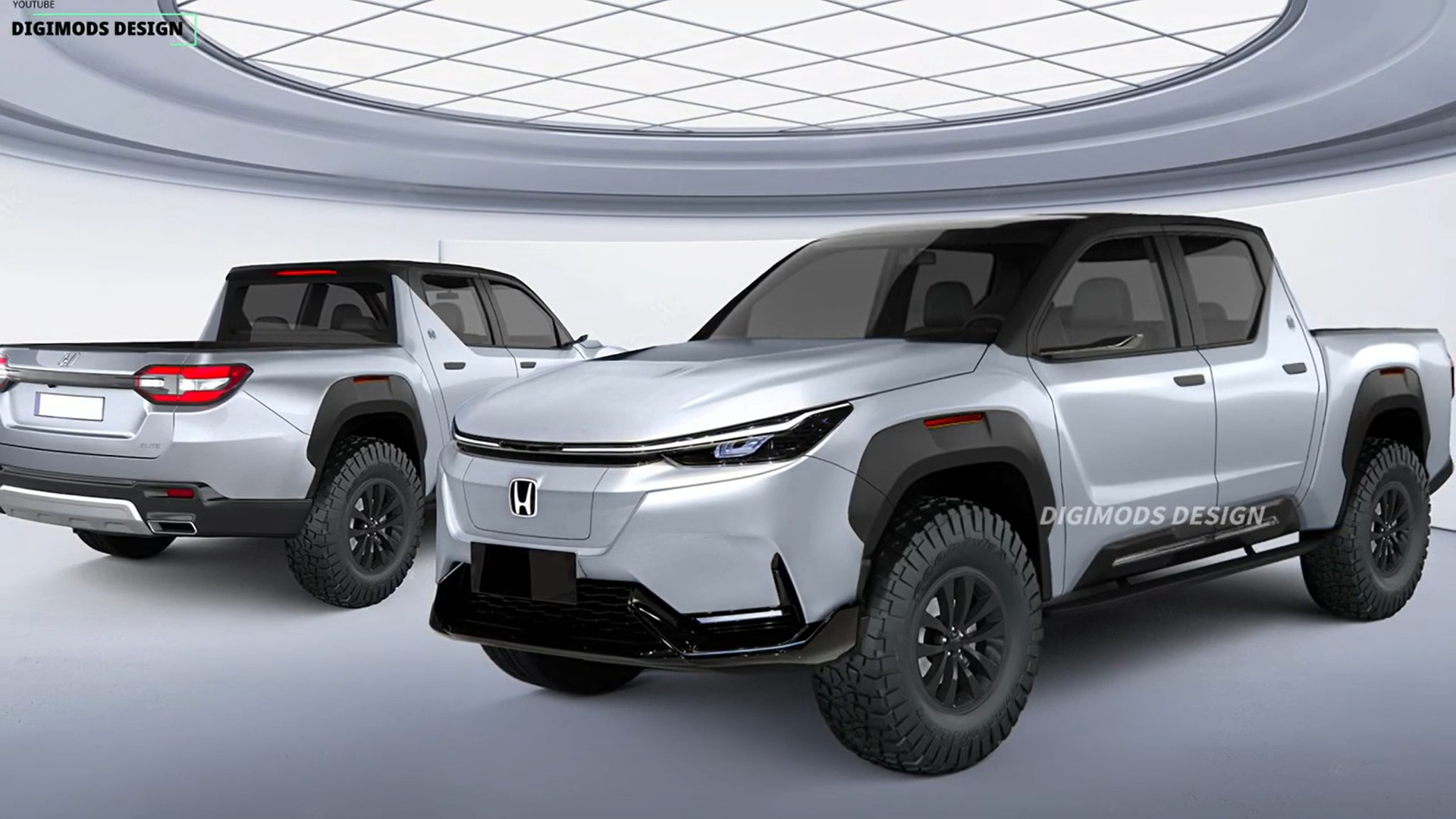 Unofficial 2025 Honda Ridgeline EV Bets on Battery Power to Come Out of
