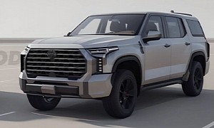 Unofficial 2025 Toyota 4Runner Design Study Flexes Sequoia Styling Cues