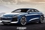 Unofficial Audi A5 Coupe EV Draft Takes e-tron Brand to Sleek Two-Door Territory