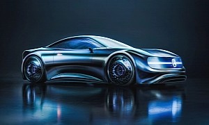 Unofficial Mercedes-Benz Vision HFC Design Projects Fuel Cell Muscle Car Illusions