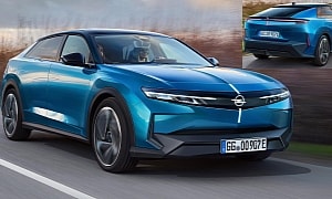 Unofficial Opel Manta EV Liftback Feels Spot On for Stellantis' Zero Emission Ambitions