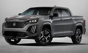 Unofficial Peugeot 2008 Pickup Truck Project Gladly Steals Ram Rampage's Spicy DNA